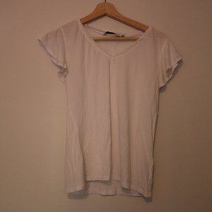 Plain white t-shirt